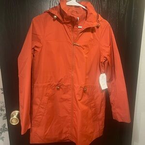💰💰$14.00 💁‍♀️WOMENS Time and Tru Women's Bright Orange Utility Jacket